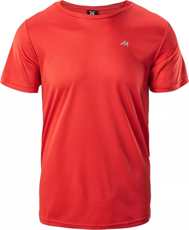 Męska koszulka treningowa z krótkim rękawem Martes Bisic czerwona rozmiar XXL