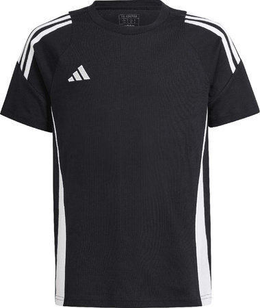 Koszulka dla dzieci adidas Tiro 24 Sweat Tee czarna IJ9953