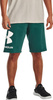 Spodenki męskie Under Armour Rival FLC Big Logo Shorts zielone 1357118 722