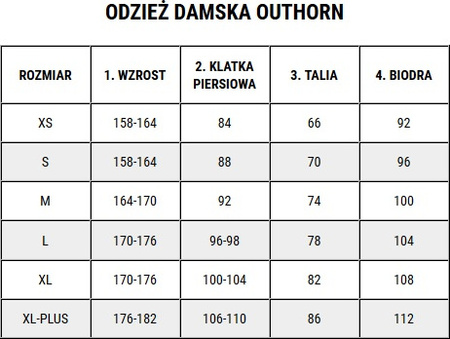 Kamizelka damska Outhorn zielona HOL22 KUDP600 42S