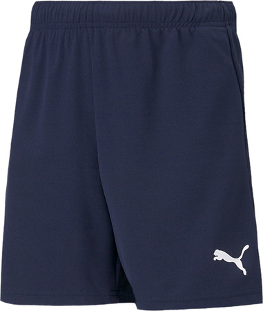 Spodenki dla dzieci Puma teamRISE Short Jr granatowe 704943 06