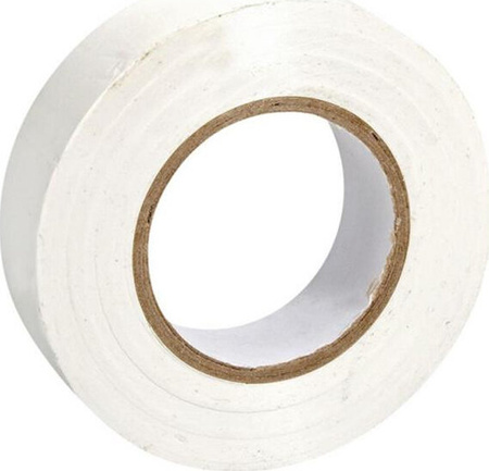 Taśma do getrów piłkarskich Select biała 19 mm x 15 m 9300