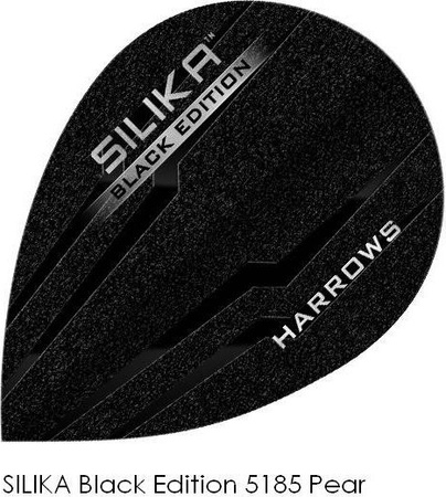 Piórka Harrows SILIKA Black Edition