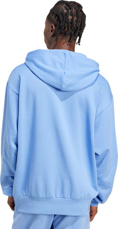 Bluza męska adidas Essentials Feelcozy Fleece Hoodie jasnoniebieska JX3312