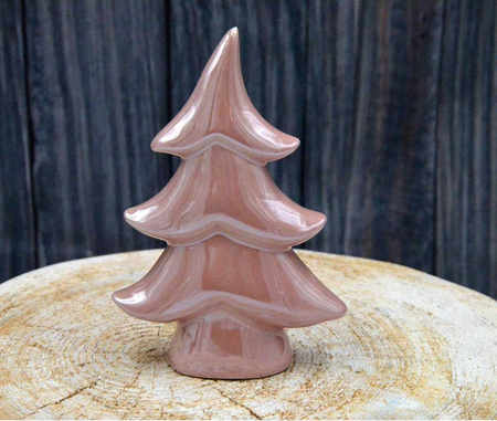 Choinka dekoracyjna czerwona 8,5x3,5x12,5cm