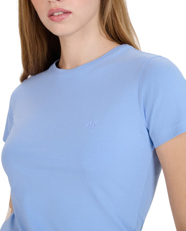 Koszulka damska 4F F2255 niebieska 4FWMM00TTSHF2255 32S