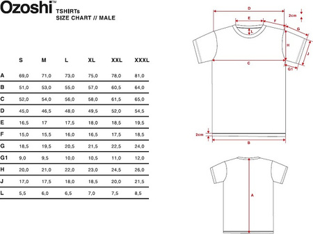 Koszulka męska Ozoshi Naoto biała O20TSRACE004