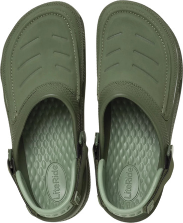 Chodaki męskie Crocs Yukon Vista II LR Clog zielone 207689 309