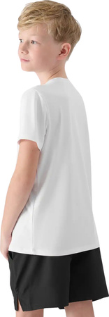 Komplet odzieżowy 4F koszulka, spodenki, worek M084 biało-czarno-niebieski 4FJWAW25TAPSM084 20S