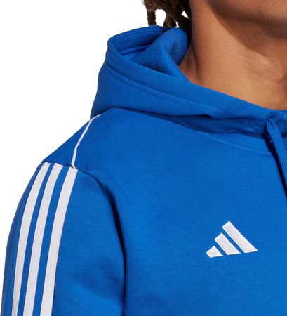 Bluza męska adidas Tiro 23 League Sweat Hoodie niebieska IC7858