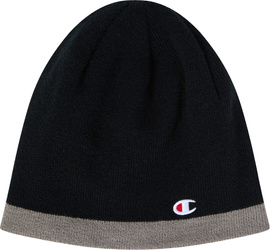 Czapka dwustronna Champion Reversible Beanie czarno-szara 802407 KK001