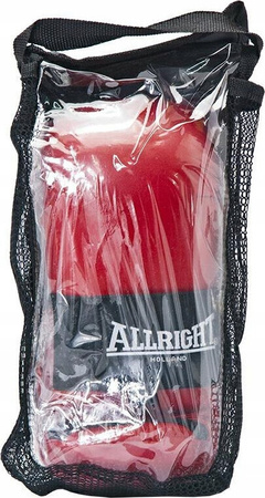 Rękawice przyrządowe napięstniki do karate przyrządówki Allright PU rozmiar S czerwone