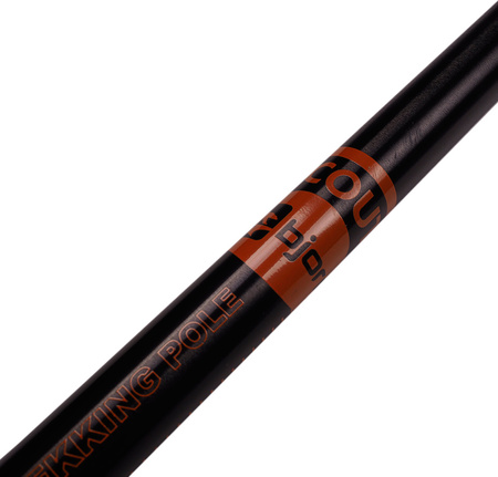 Kijki Nordic Walking Pacer Bjorn pomarańczowy 2-częściowy