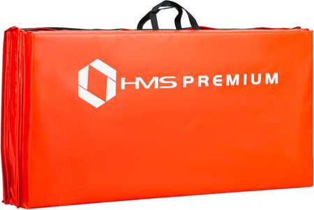 Materac gimnastyczny składany HMS Premium MGS01 2400x1200 mm czerwony