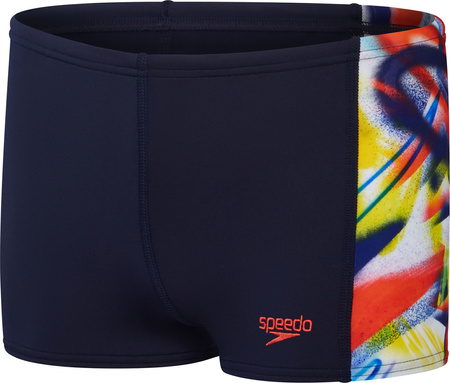 Dziecięce bokserki kąpielowe spodenki basenowe pływckie Speedo Digi Alov Panl Asht Jm rozmiar 116cm