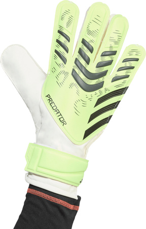 Rękawice bramkarskie adidas Predator Training limonkowe JN5356