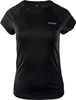 Damska koszulka z krótkim rękawem Hi-tec Lady Alna czarny rozmiar XS