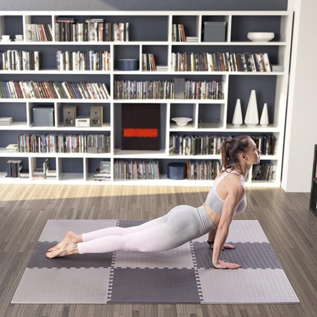 Mata puzzle 9 elementów 12mm HMS PREMIUM MP12 szara