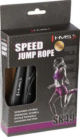 Skakanka szybka SK49 HMS czarna