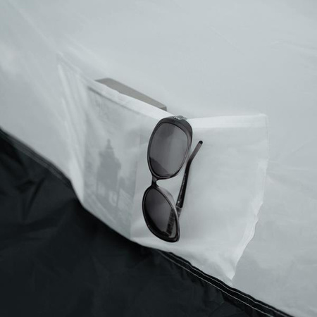 Namiot kempingowy turystyczny explorer Nils camp NC6004 3 osobowy szary 270x150x110cm