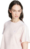 Koszulka damska adidas Essentials 3-Stripes Single Jersey Crop Top różowa IY4227