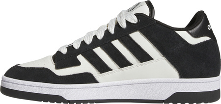 Buty męskie adidas Rapid Court Low biało-czarne JP5255
