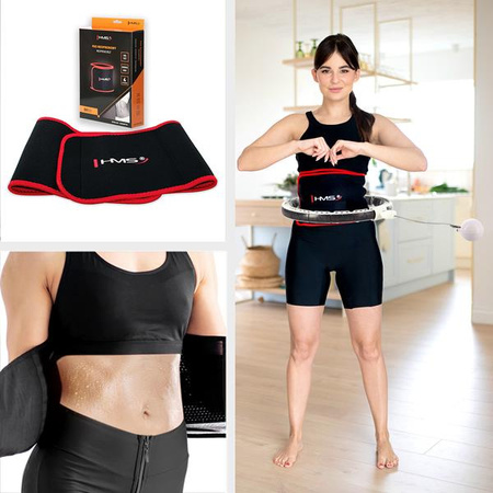 Hula hop white z magnesami i obciążnikiem licznik HMS hhm16