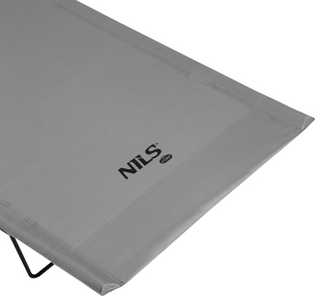 Łóżko polowe turystyczne składane Nils Camp NC3504 szare 190x60x20cm