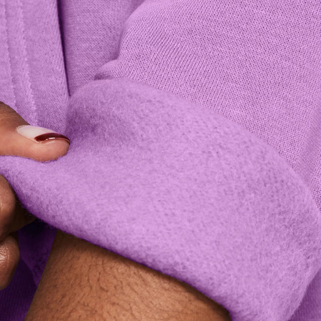 Bluza z kapturem kangurka damska Under Armour Rival Fleece Hoodie fioletowa 1379500 560