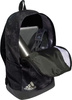 Plecak sportowy szkolny miejski adidas Linear Graphic czarno-szary IS3783