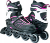 Łyżworolki regulowane koła 76 mm ABEC-9 Allright Velocity Pink rozmiar 39-42