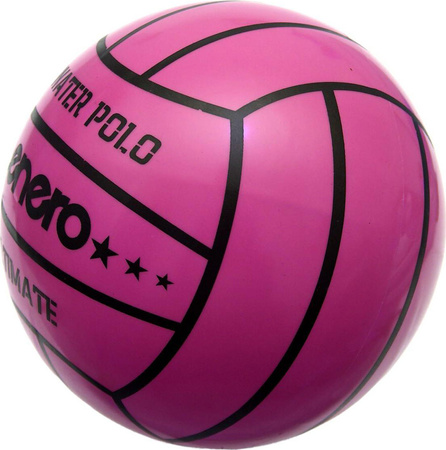 Piłka siatkowa do siatkówki gumowa Enero water polo różowa 1012452