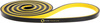Guma taśma oporowa do ćwiczeń HMS Premium GU06 9x5x2250 mm żółto-czarna
