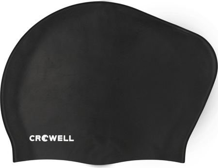 Czepek pływacki Crowell na długie włosy Etna czarny kol.3