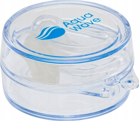 Zatyczka do nosa klamerka do pływania na basen Aquawave transparentne