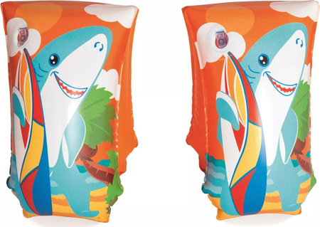 Dziecięce rękawki do nauki pływania motylki basenowe pływackie Bestway Armbands rekin pingwin do 20 kg