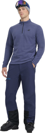 Bluza polarowa męska 4F M065 denim 4FWAW25UFLEM065 32S
