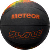 Piłka do koszykówki koszykowa Meteor Blaze czarne 16812