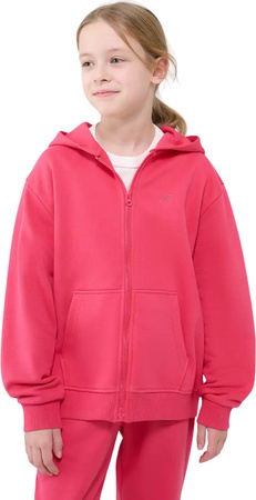 Bluza dla dziewczynki 4F F1853 fuksja 4FJWSS25TSWSF1853 55S