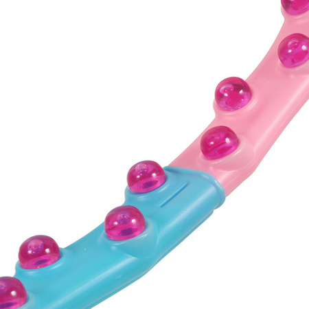 Hula hop koło z kulkami wyszczuplające odchudzjące SMJ Wide 110 cm 1,25 kg