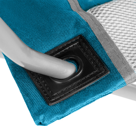 Krzesło fotel turystyczny składany Nils Camp NC3080 turkusowy 95x110x50cm