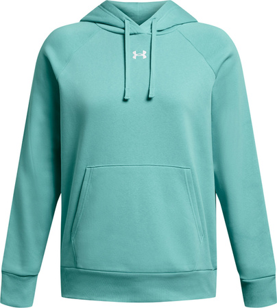Bluza damska Under Armour Rival Flecce Hoodie miętowa 1379500 482