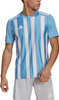 Koszulka męska adidas Striped 21 Jersey niebiesko-biała GN5845