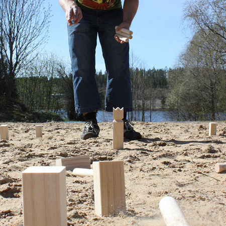 Gra plenerowa Kubb Tactic drewniana 55135