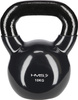 Kettlebell żeliwny pokryty winylem HMS KNV10 czarny 10 KG