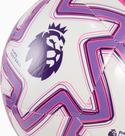 Piłka nożna Puma Orbita Play Premier League biało-fioletowo-różowa 84717 01