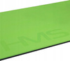 Mata do ćwiczeń fitness klubowa z otworami HMS Premium MFK03 180x60x1,5 cm zielono-czarna