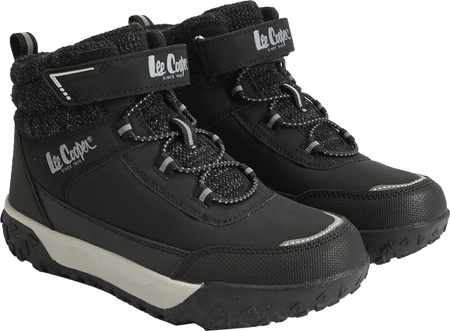 Buty trekkingowe trapery trzewiki dla dzieci Lee Cooper czarne LCJ-25-01-3759K