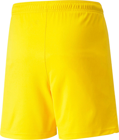 Spodenki dla dzieci Puma teamLIGA Shorts Jr Cyber żółte 704931 07