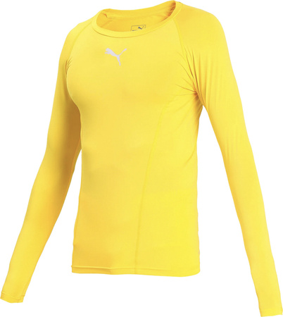 Koszulka męska Puma Liga Baselayer Tee LS żółta 655920 06